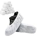 Disposable Shoe Covers | Non-Woven Breathable Anti-Slip Foot Covers with Elastic | Not Waterproof | Indoor Hygiene for Hospital, Clinic, Home Cleaning & Visitors Use | Free Size