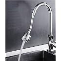 C.HERRY Tap Extender for Kitchen Sink, 360 Degree Rotating Tap for Kitchen Sink, Flexible Tap Filter Faucet for Kitchen Sink Extension for Bathroom, Kitchen,Chrome