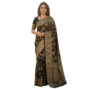 c j enterprise women39s pure soft silk saree with blouse piece for wedding veil