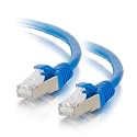 C2G 00805 Cat6 Cable - Snagless Shielded Ethernet Network Patch Cable, Blue (25 Feet, 7.62 Meters)