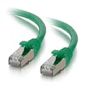 C2G 00835 Cat6 Cable - Snagless Shielded Ethernet Network Patch Cable, Green (12 Feet, 3.65 Meters)