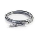 C2G 01090 Cat6 Cable - Snagless Unshielded Slim Ethernet Network Patch Cable, Gray (4 Feet, 1.21 Meters) Grey