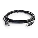 C2G 01100 Cat6 Slim Cable - Snagless Unshielded Slim Network Patch Cable, Black (2 Feet, 0.60 Meters)