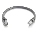 C2G 03969 Cat6 Cable - Snagless Unshielded Ethernet Network Patch Cable, Gray (9 Feet, 2.74 Meters)