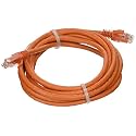 C2G 04020 Cat6 Cable - Snagless Unshielded Ethernet Network Patch Cable, Orange (9 Feet, 2.74 Meters)
