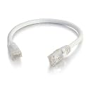 C2G 04035 Cat6 Cable - Snagless Unshielded Ethernet Network Patch Cable, White (4 Feet, 1.22 Meters)