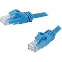 C2G 27141 Cat6 Cables - Snagless Unshielded Ethernet Network Patch Cable, Blue (3 Feet, 0.91 Meters)