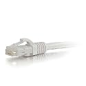 C2G 27168 Cat6 Cable - Snagless Unshielded Ethernet Network Patch Cable, White (125 Feet, 38.1 Meters)