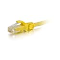C2G 27199 Cat6 Cable - Snagless Unshielded Ethernet Network Patch Cable, Yellow (150 Feet, 45.72 Meters)