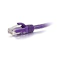 C2G 27805 Cat6 Cable - Snagless Unshielded Ethernet Network Patch Cable, Purple (25 Feet, 7.62 Meters)