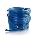 C2G 43122 Cat6 Cable - Snagless Solid Shielded Ethernet Network Patch Cable, Blue (200 Feet, 60.96 Meters)