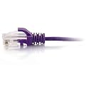 C2G/Cables to Go 01182 Cat6 Snagless Unshielded (UTP) Slim Ethernet Network Patch Cable, Purple (5 Feet)