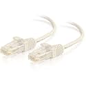 C2G/Cables to Go 01186 Cat6 Snagless Unshielded (UTP) Slim Ethernet Network Patch Cable, White (3 Feet)