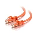 C2G/Cables to Go 27895 Cat6 Snagless Unshielded (UTP) Network Crossover Patch Cable, Orange (25 Feet/7.62 Meters)
