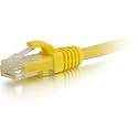 C2G/ Cables To Go C2G 27194 Cat6 Cable - Snagless Unshielded Ethernet Network Patch Cable, Yellow (14 Feet, 4.26 Meters)