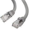 C2G Legrand Cat6 Ethernet Cable, Snagless Unshielded Cat6 Patch Cable, Gray Network Patch Cable, 25 Foot UTP Ethernet Network Patch Cable, 1 Count, C2G 27135