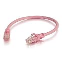 C2G Legrand Cat6 Ethernet Cable, Snagless Unshielded Cat6a Patch Cable, Pink Network Patch Cable, 6 Inch Snagless UTP Ethernet Cable, 1 Count, C2G 0096