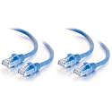 C2G Legrand Cat6 Ethernet Cable, Snagless Unshielded Cat6 Patch Cable, Blue Network Patch Cable, 6 Foot Snagless UTP Ethernet Cable, 1 Count, 03975 (Pack of 2)