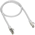 C2G Legrand Cat6 Ethernet Cable, Snagless Shielded Cat6a Patch Cable, White Network Patch Cable, 2 Foot Snagless STP Ethernet Cable, 1 Count, C2G 00915