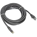 C2G Legrand Cat6 Ethernet Cable, Snagless Unshielded Cat6 Patch Cable, Gray Network Patch Cable, 12 Foot Snagless UTP Ethernet Cable, 1 Count, C2G 03970
