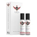 CA Perfume Amber Rouge Saffron For Women and Men Fragrance Body Oil Alcohol-Free Travel Size Roll-On 0.3 Fl Oz (Pack of 2)