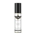CA Perfume Impression of Black Vanilla Unisex Fragrance Oil Floral Scent Long Lasting Perfumes for Women &amp; Men Travel Size TSA Ready Mini Parfum Body Oil Roll-on 0.33 Fl Oz 10ml