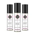 CA Perfume Impression of Bright Crystal for Women Eau De Parfum Floral Fruity Scent Long Lasting Perfumes for Women Travel Size TSA Ready for Day and Night Wear 0.33 Fl Oz 10ml (Pack of 3)