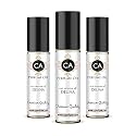 CA Perfume Impression of Delina for Women Eau De Parfum Floral Scent Long Lasting Perfumes for Women Travel Size TSA Ready for Day and Night Wear 0.33 Fl Oz 10ml (Pack of 3)