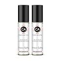 CA Perfume Impression of Flowerbloom For Women Fragrance Body Oil Alcohol-Free Travel Size Concentrated Long Lasting Roll-On 0.3 Fl Oz (Pack of 2)