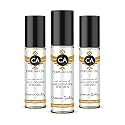 CA Perfume Impression of Millionaire for Men Eau De Parfum Leather Scent Long Lasting Cologne for Men Travel Size TSA Ready for Day and Night Wear 0.33 Fl Oz 10ml (Pack of 3)
