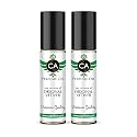 CA Perfume Impression of Original Vetiver For Men Replica Fragrance Body Oil Dupes Alcohol-Free Essential Aromatherapy Sample Travel Size Concentrated Long Lasting Attar Roll-On 0.3 Fl Oz-X2