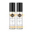 CA Perfume Impression of Pi for Men Eau De Parfum Amber Woody Scent Long Lasting Cologne for Men Travel Size TSA Ready for Day and Night Wear 0.33 Fl Oz 10ml (Pack of 2)