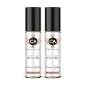 CA Perfume Impression of Pleasures for Women Eau De Parfum Floral Scent Long Lasting Perfumes for Women Travel Size TSA Ready for Day and Night Wear 0.33 Fl Oz 10ml (Pack of 2)