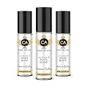 CA Perfume Impression of Soleil Blanc Unisex Eau De Parfum Amber Floral Scent Long Lasting Unisex Fragrance Travel Size TSA Ready for Day and Night Wear 0.33 Fl Oz 10ml (Pack of 3)