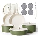 Caannasweis Detachable Nonstick Cookware Set - Stackable