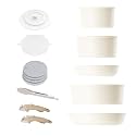 Caannasweis Detachable Nonstick Cookware Set - Stackable