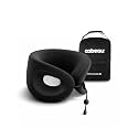 Cabeau Evolution X Deluxe - Best Travel Neck Pillow with Travel Bag (Diamond Black/White)