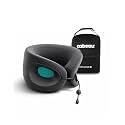 Cabeau Evolution X Deluxe - Best Travel Neck Pillow with Travel Bag (Turqoise Charcoal/Teal)