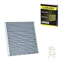 Cabin Air Filter w/Activated Carbon for VW Atlas (2018-2025), Jetta (2019-2025), for Tiguan (2018-2024), Golf/GTI (2015-2024), Audi A3 (2014-2024), Q3 (2019-2025), OE# 5Q0 819 653, CF11643, CF643