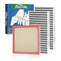 Cabin &amp; Engine Air Filter Kit for Frontier 05-19 (4.0L V6)/20-21 (3.8L V6)