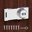 Cabinet Locks with Combination, Password Hasp Locks, Silver