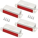 Cabinet Magnets Heavy Duty Jiayi 4 Pack Magnetic Door Catch 66 lbs Magnetic Latch, Magnets for Cabinet Door Closure Cupboard Door Magnet Catches for Kitchen Wardrobe Door Closer Closet