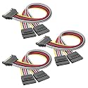 Cable Matters 3-Pack 15-Pin SATA Power Y-Splitter, 8 inches