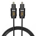 CableCreation Optical Digital Audio Cable 15FT, Fiber Optic Toslink Cord