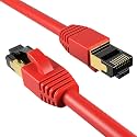 Cables Direct Online Cat8 Red 7FT SFTP