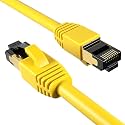 Cables Direct Online Cat8 Yellow 0.5FT SFTP
