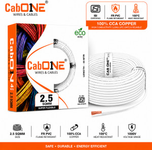 CabONE Lite 2.5 Sqmm Electrical Wire45MSingle CoreCopperFR