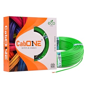 cabone lite 25 sq mm electrical wire - 90m blue single core cca copper wire  fire retardant pvc insulation for domestic wiring green