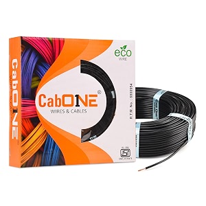 cabone lite 25 sq mm electrical wire - 90m blue single core cca copper wire  fire retardant pvc insulation for domestic wiring blck
