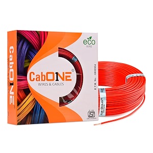 cabone lite 15 sq mm electrical wire - 90m blue single core cca copper wire  fire retardant pvc insulation for domestic wiring red